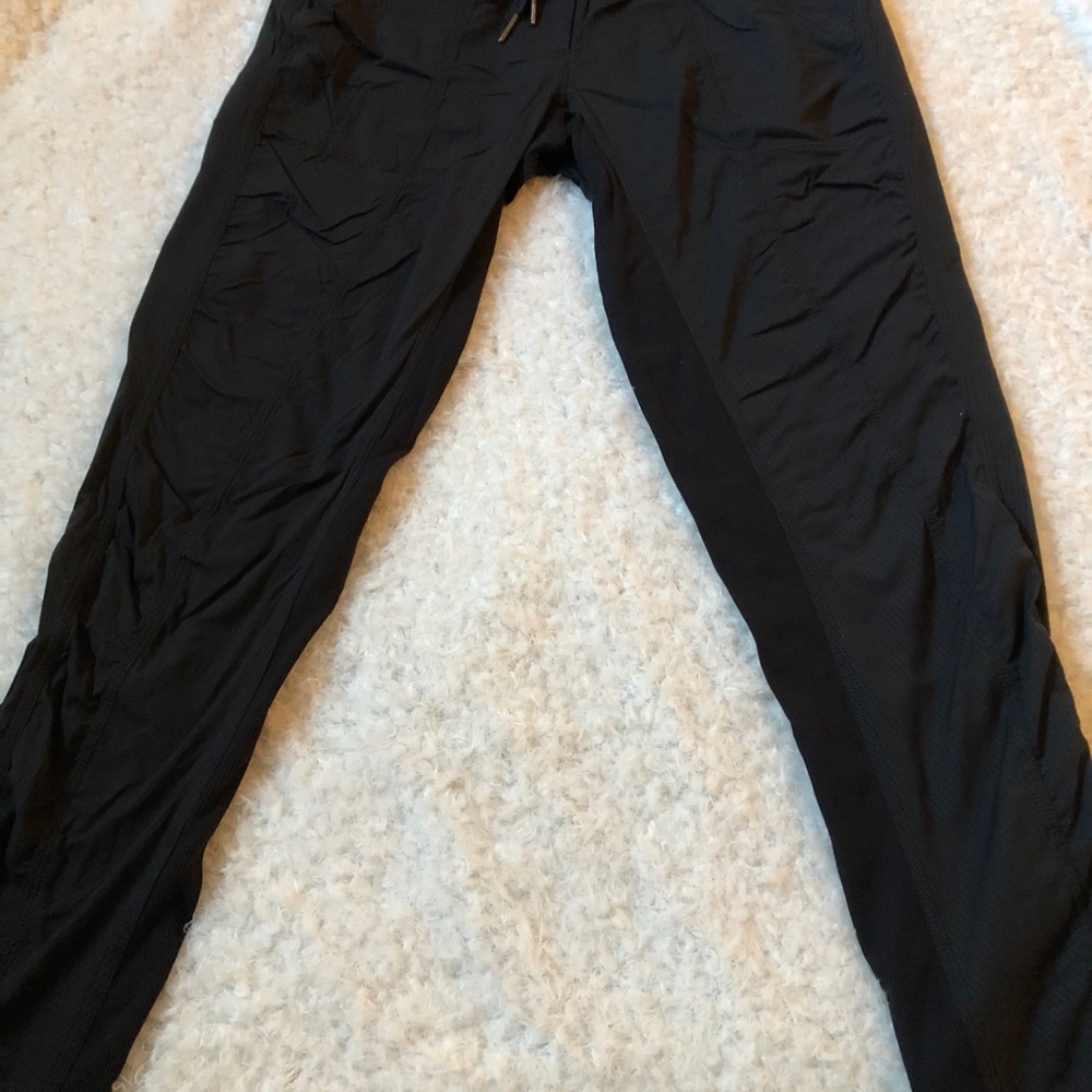Lululemon Black tapered Beyond the Studio pant